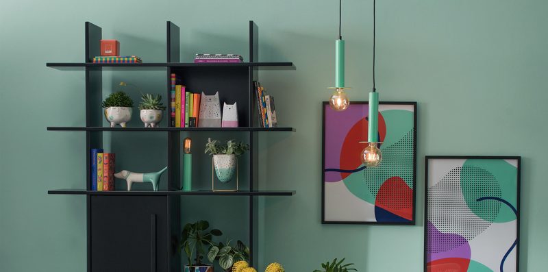 Mantenha os livros com aparadores para segmentar ou decorar