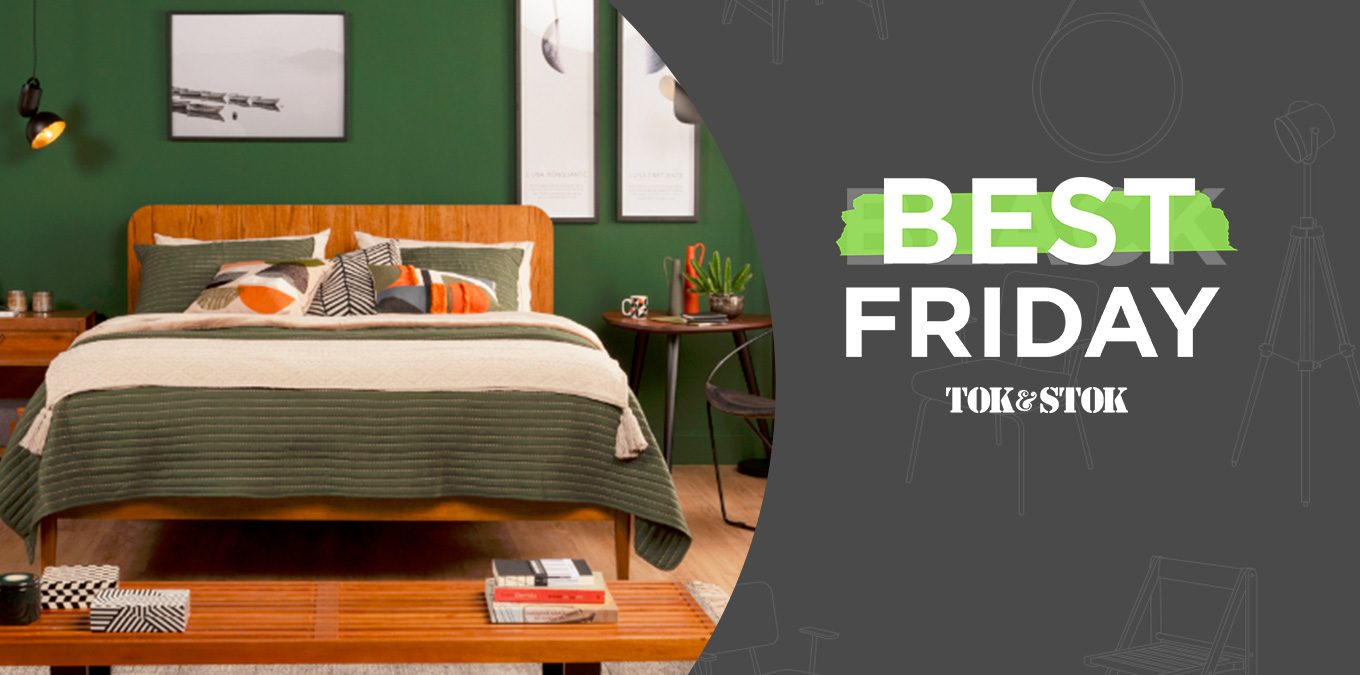 móveis na Black Friday, a Best Friday da Tok&Stok com opções para todos os ambientes da casa para renovar com ótimas condições.