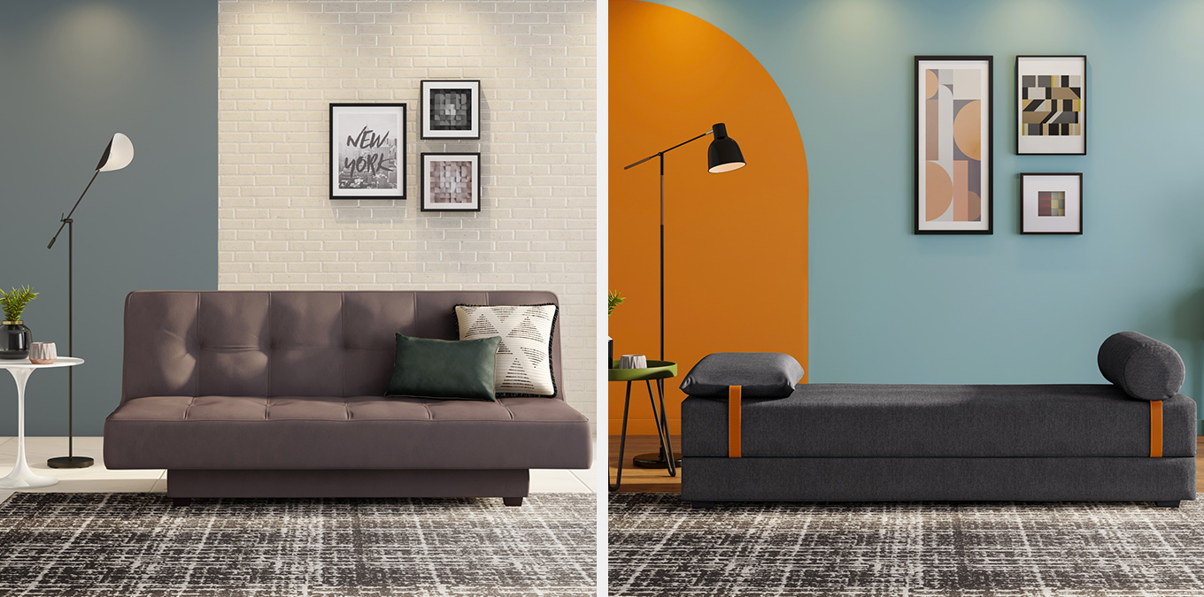 Sofá-cama: 3 ideias para usar na decoração | TokEmCasa