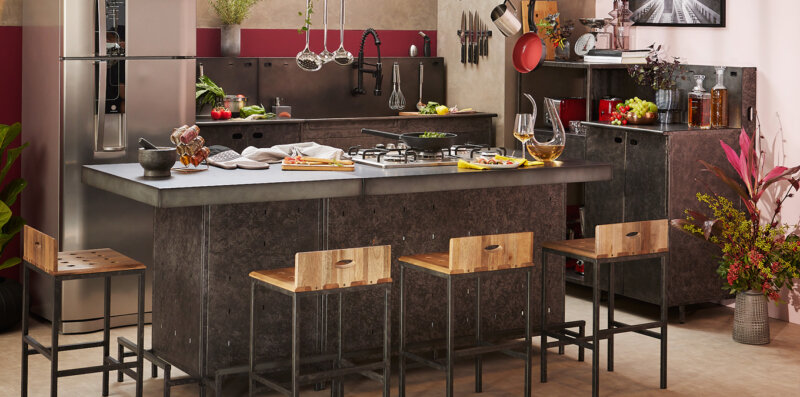 decorar a cozinha e sala de jantar