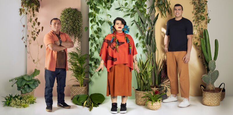 criadores da arte brasileira - Denilson Baniwa, Auá Mendes e Aislan Pankararu