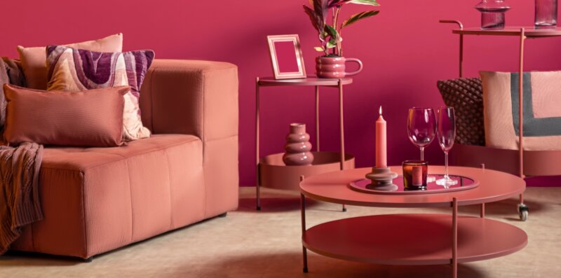 cor do ano 2023 pantone - viva magenta