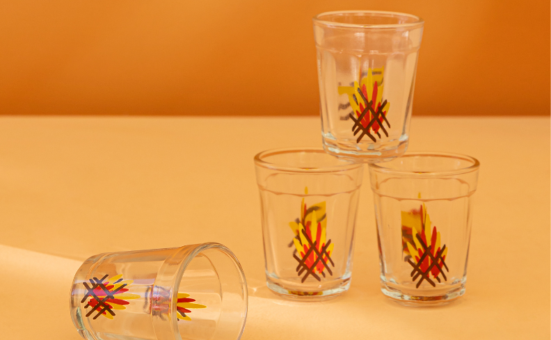 copo de shot de são joão