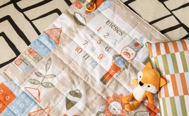decoraçãop para quarto de bebê - tapete para mesversário