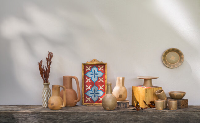 responsabilidade ambiental com itens feitos enaltecendo a cultura regional