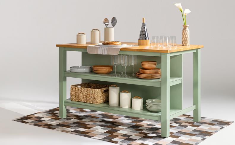 potes herméticos para mantimentos em um armário de cozinha com diversos itens que facilitam a rotina e a organização da cozinha.